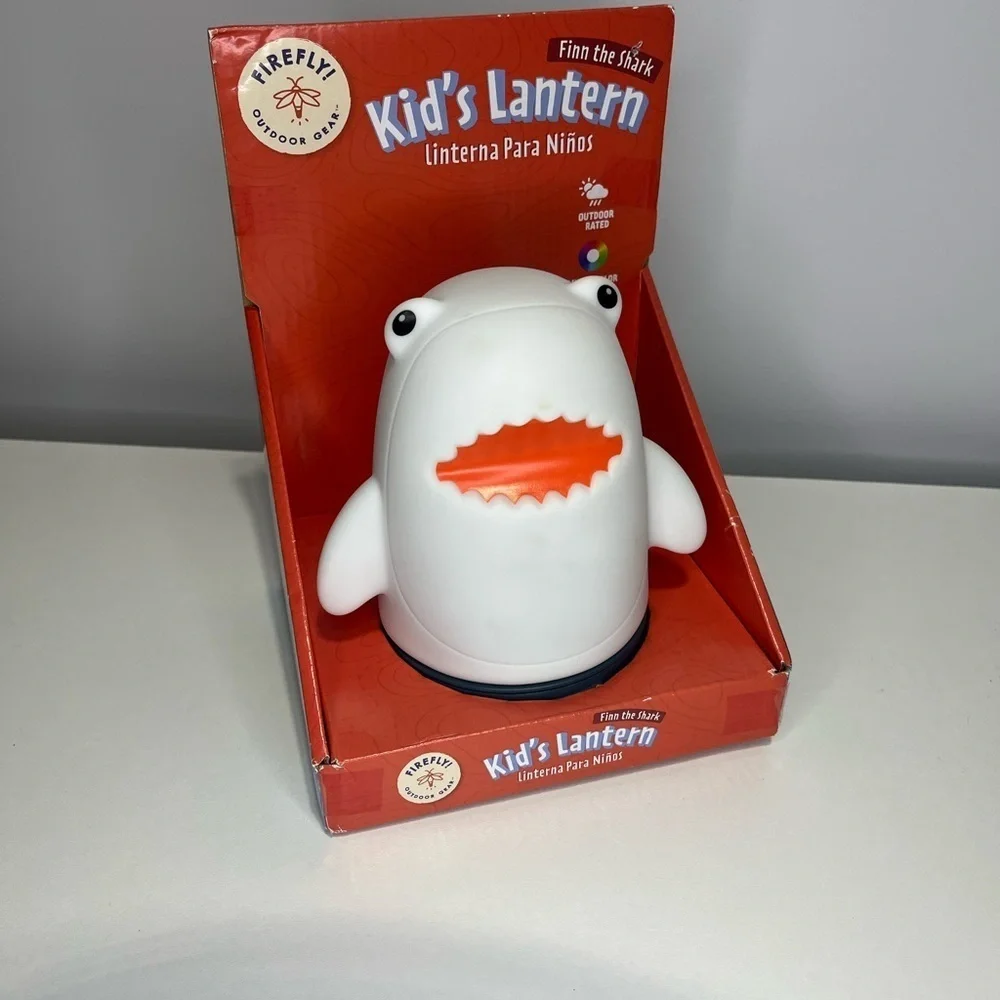 Shark Soft touch Kid's Light Lantern - White